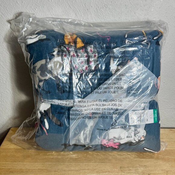 Vera Bradley Oversized Throw Blanket in Cat's Meow NWT 94" x 66" - Picture 1 of 7